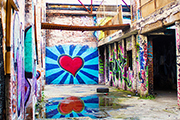 #foto #australien #work and travel #melbourne #bradmill #grafiti #herz #heart #love #peace 